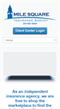 Mobile Screenshot of milesquareinsurance.com